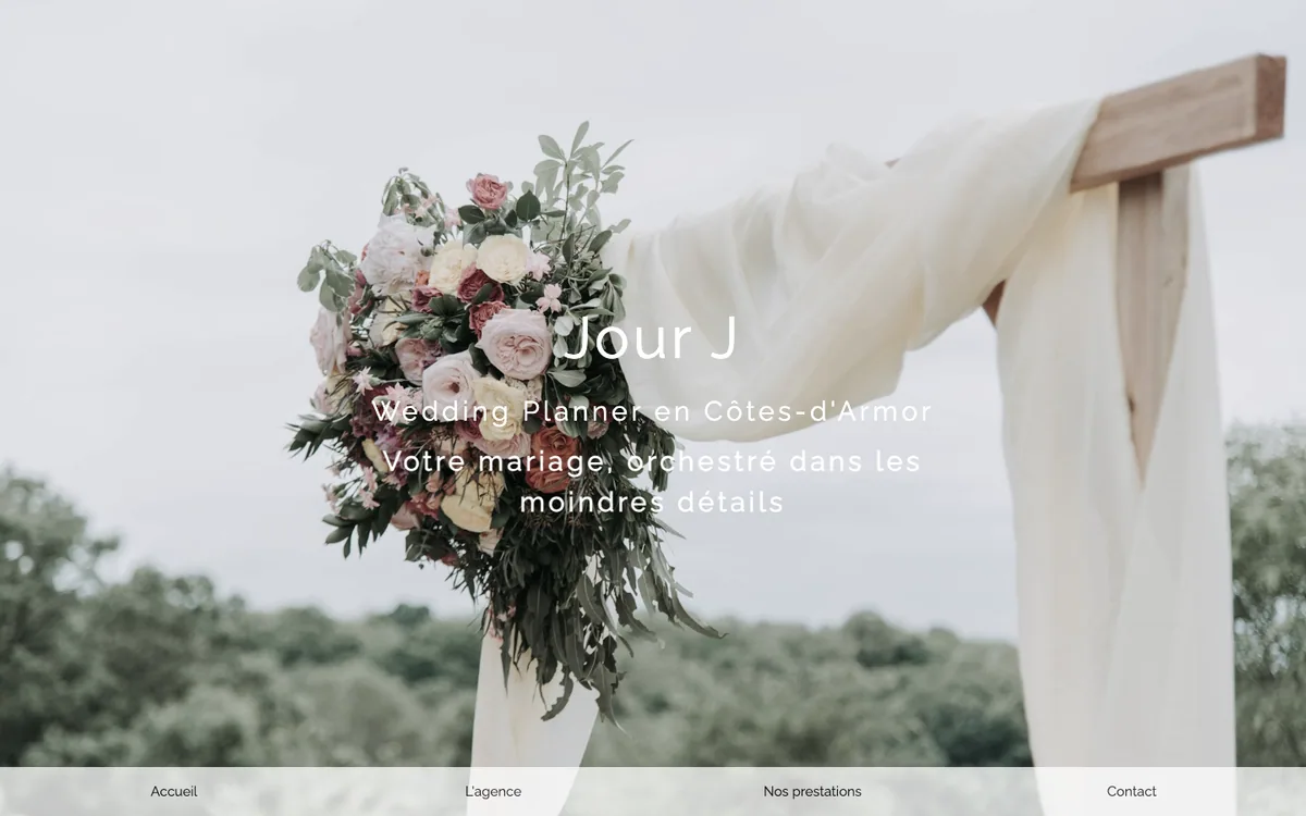 Aperçu du template Wedding Planner