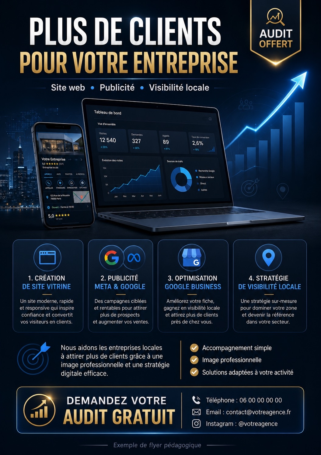 Flyer agence de communication