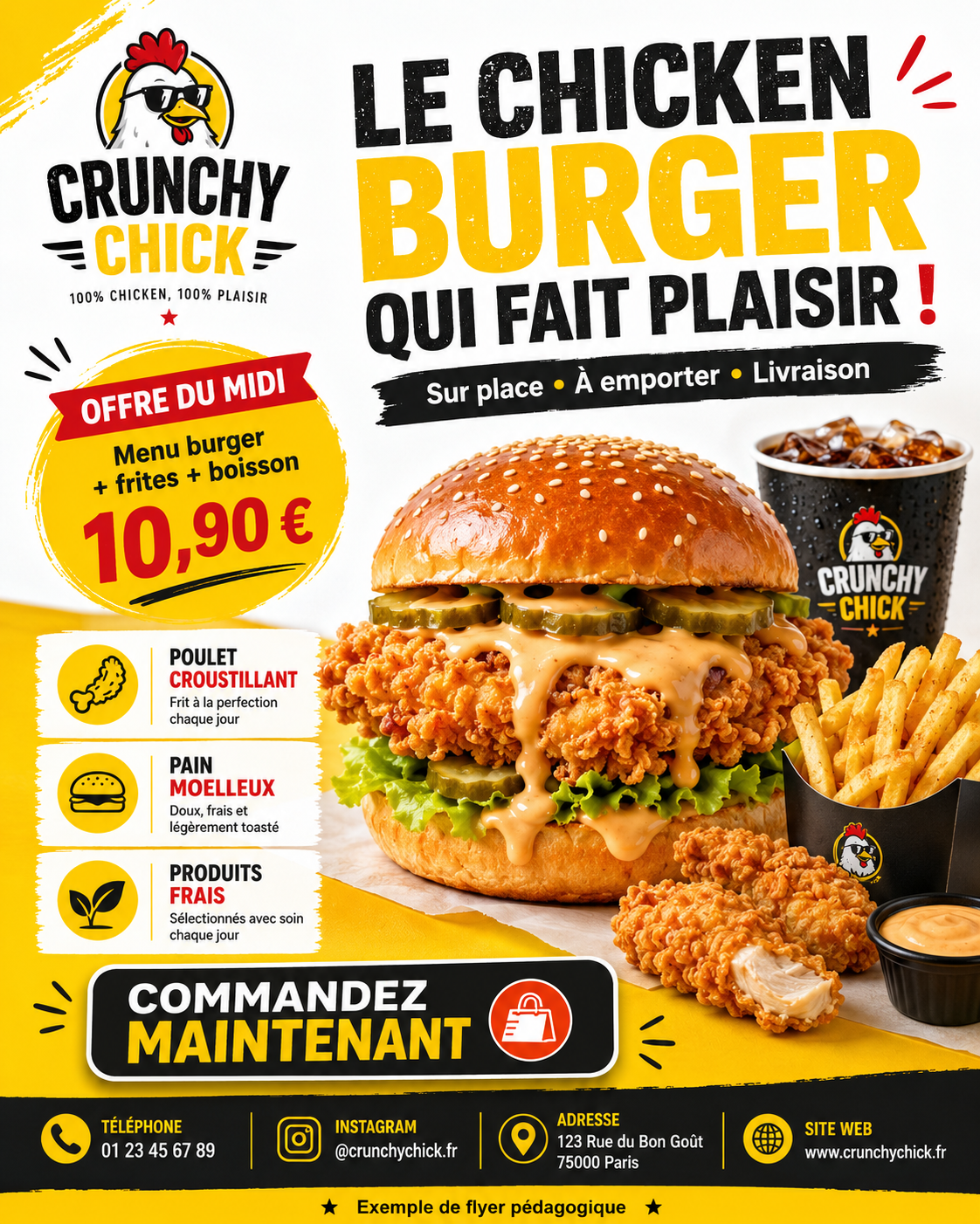 Flyer Chicken Burger