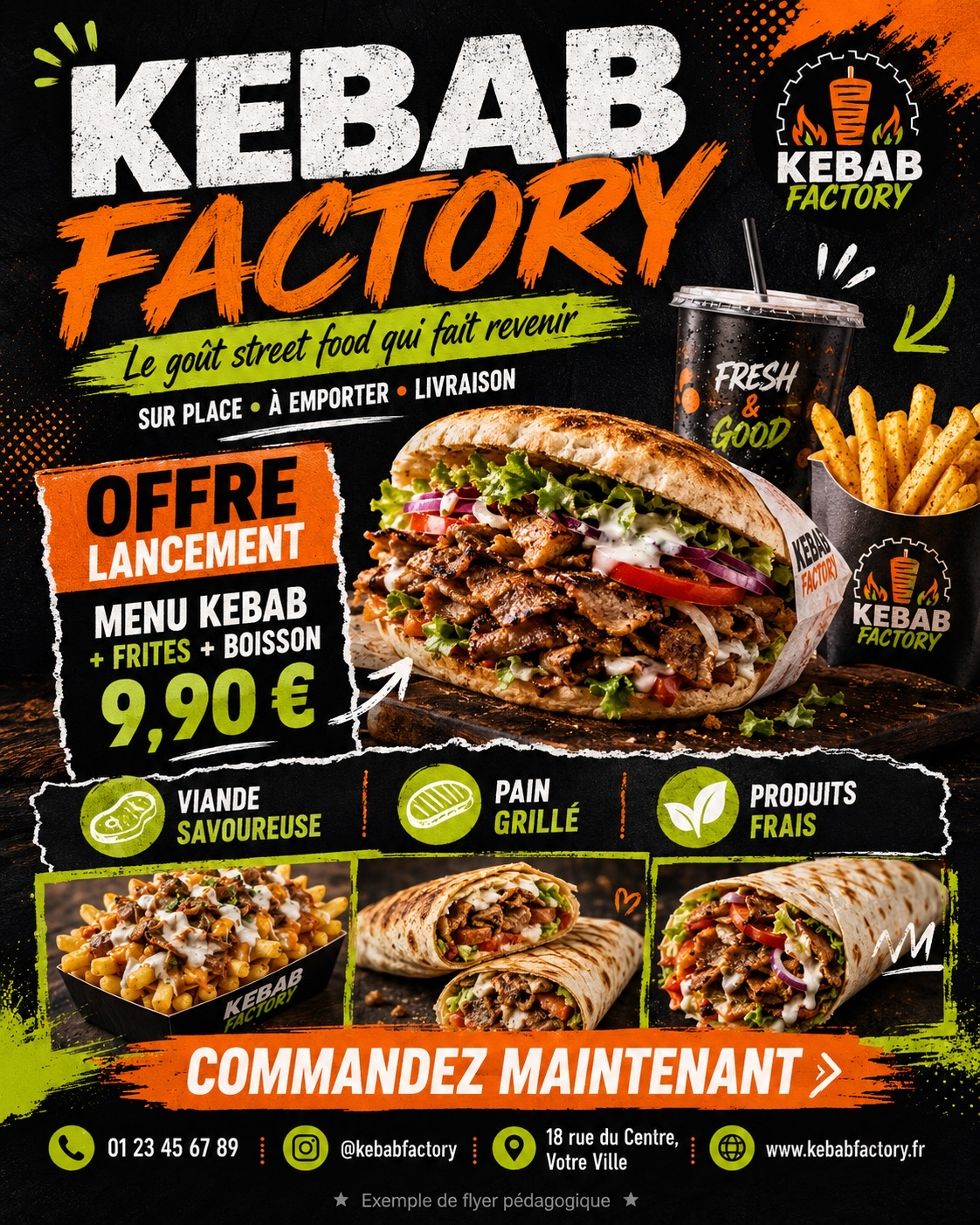 Flyer Kebab Factory