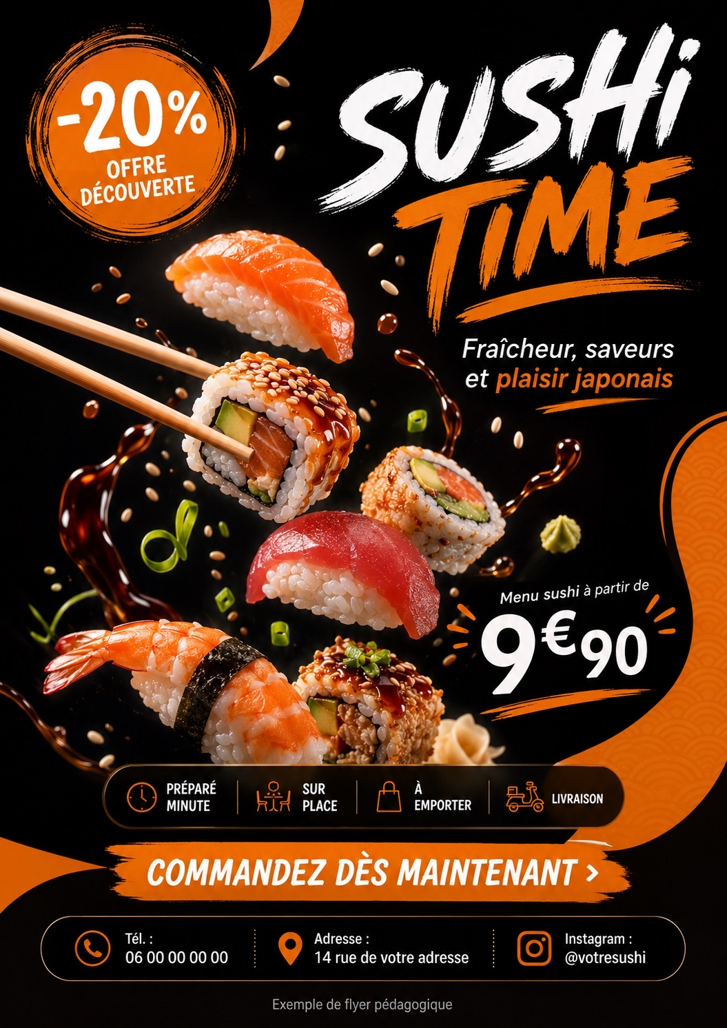 Flyer sushi