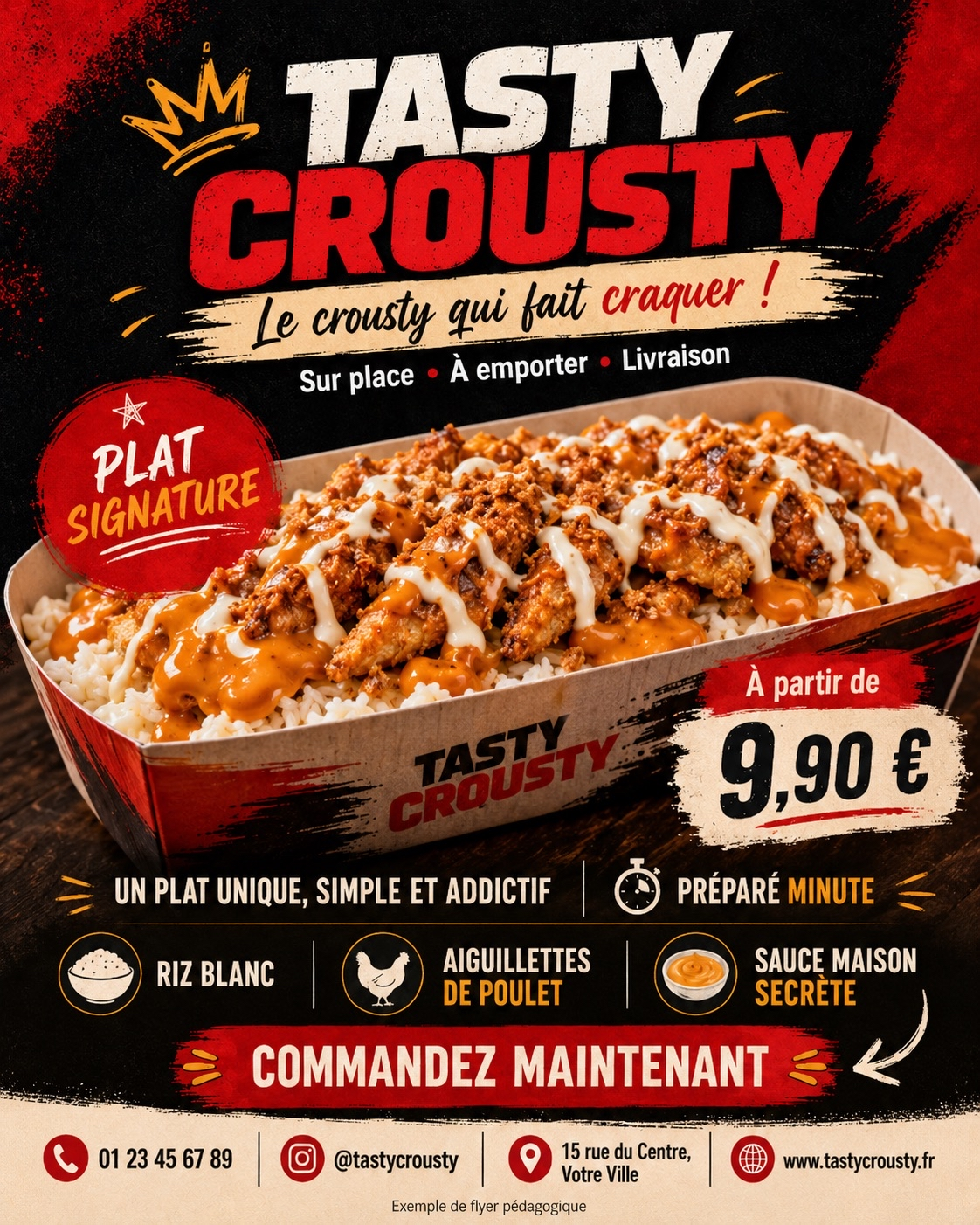 Flyer Tasty Crousty