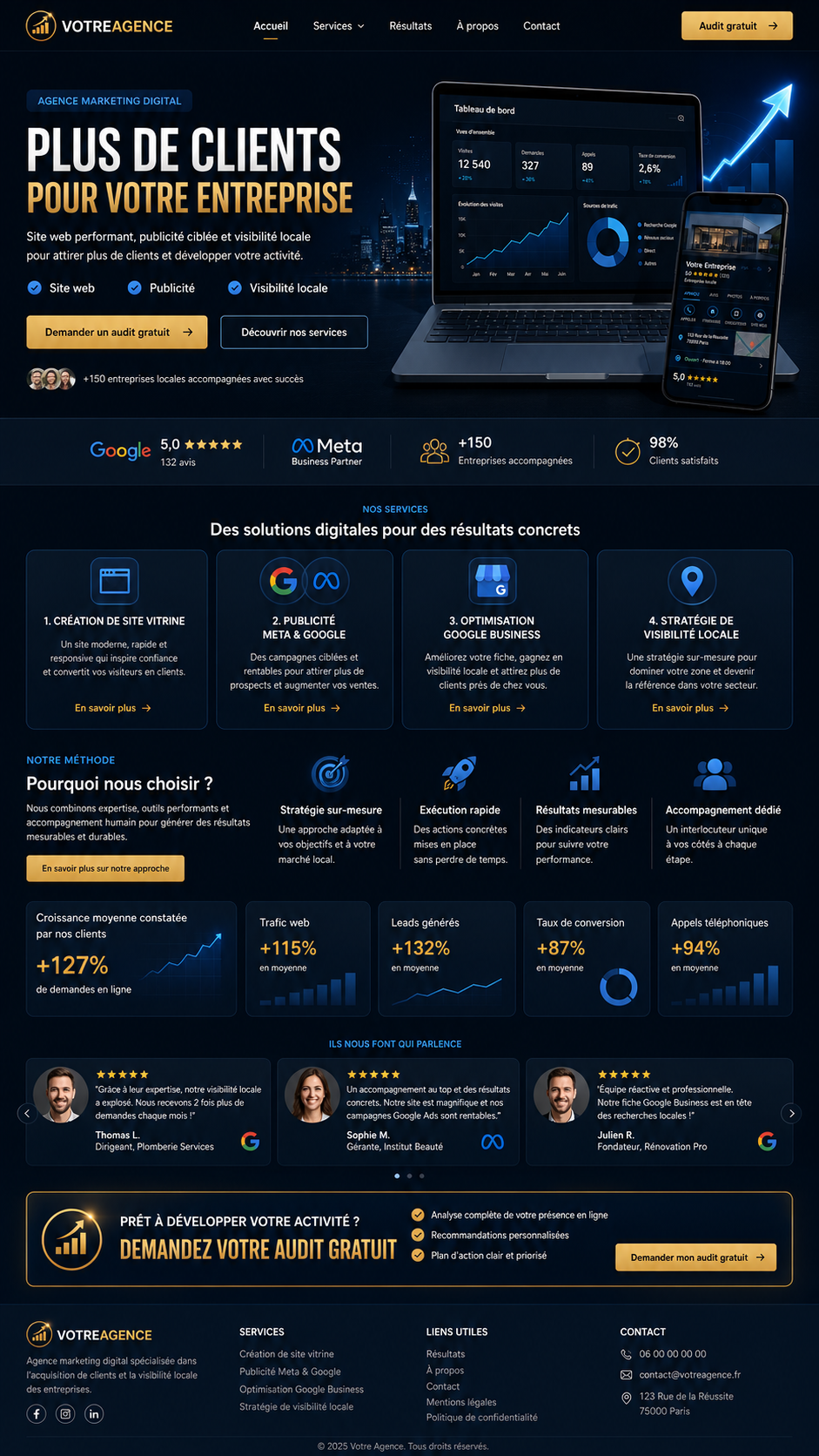 Site agence de communication