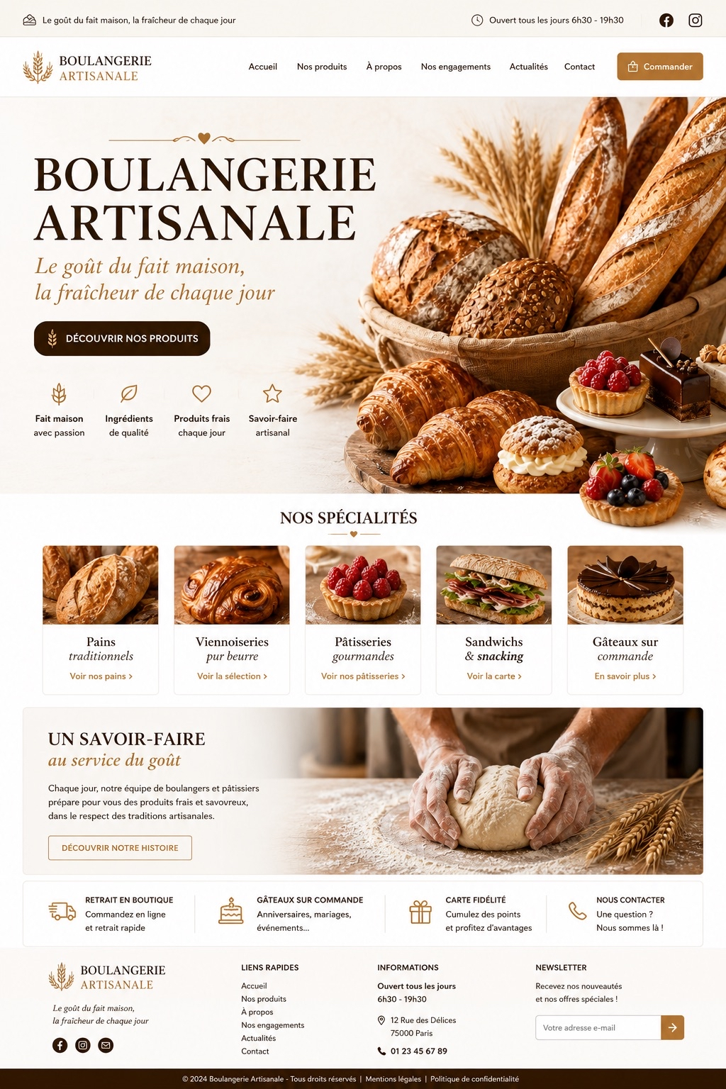 Site boulangerie